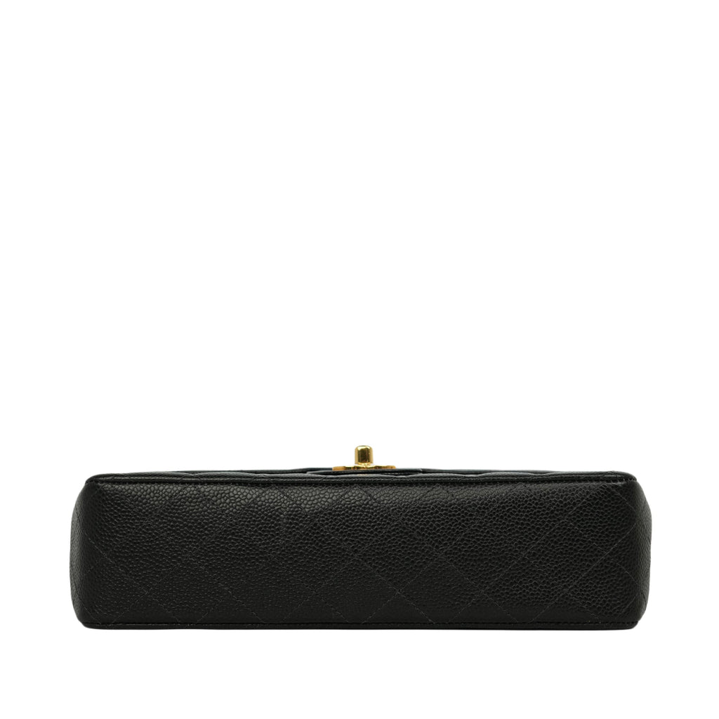 CHANEL 2004-2005 Matelassé 25W Chain Shoulder Bag in Caviar Skin