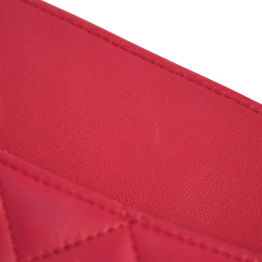 CHANEL 2011 Coco Mark Matelasse Lambskin iPad Case