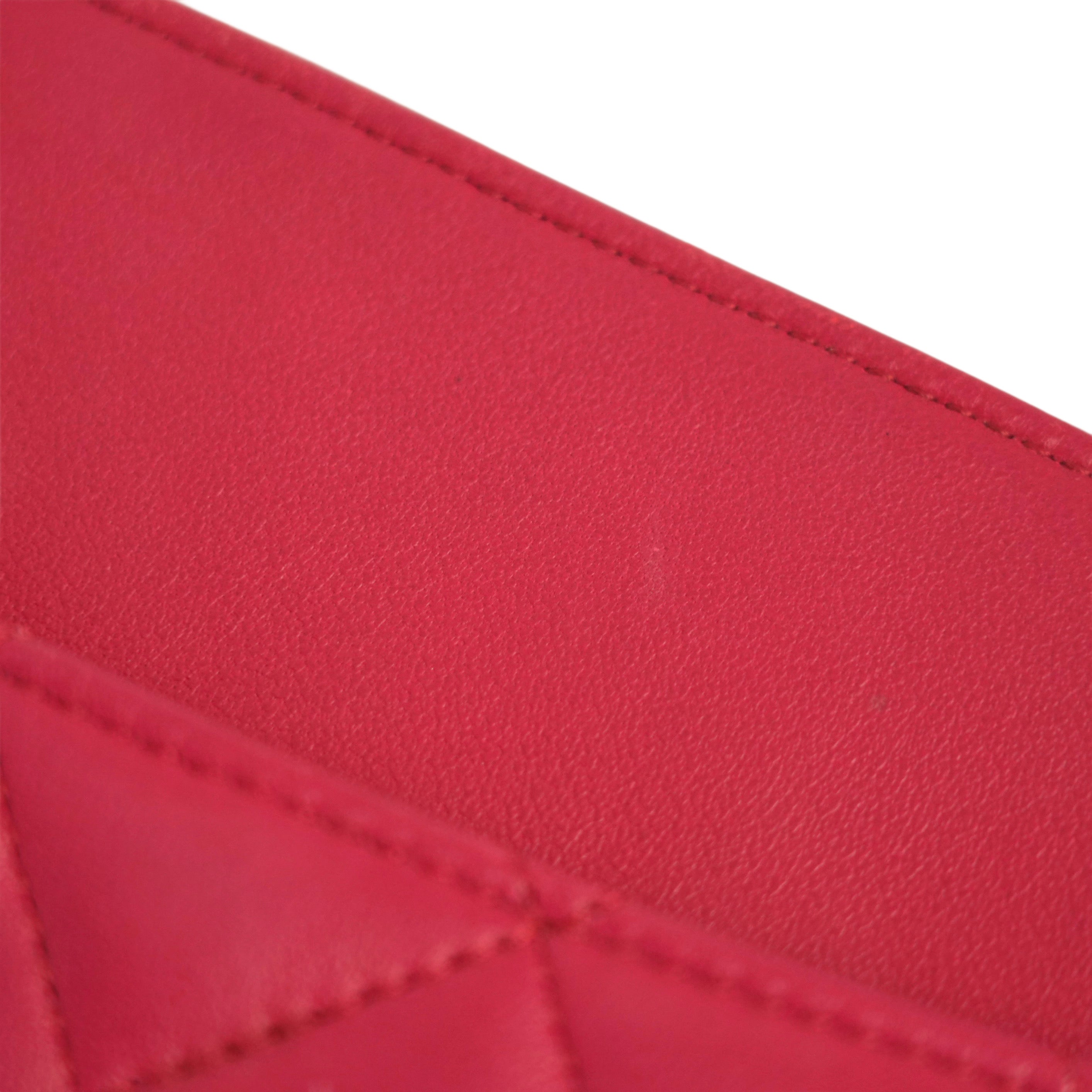 CHANEL 2011 Coco Mark Matelasse Lambskin iPad Case