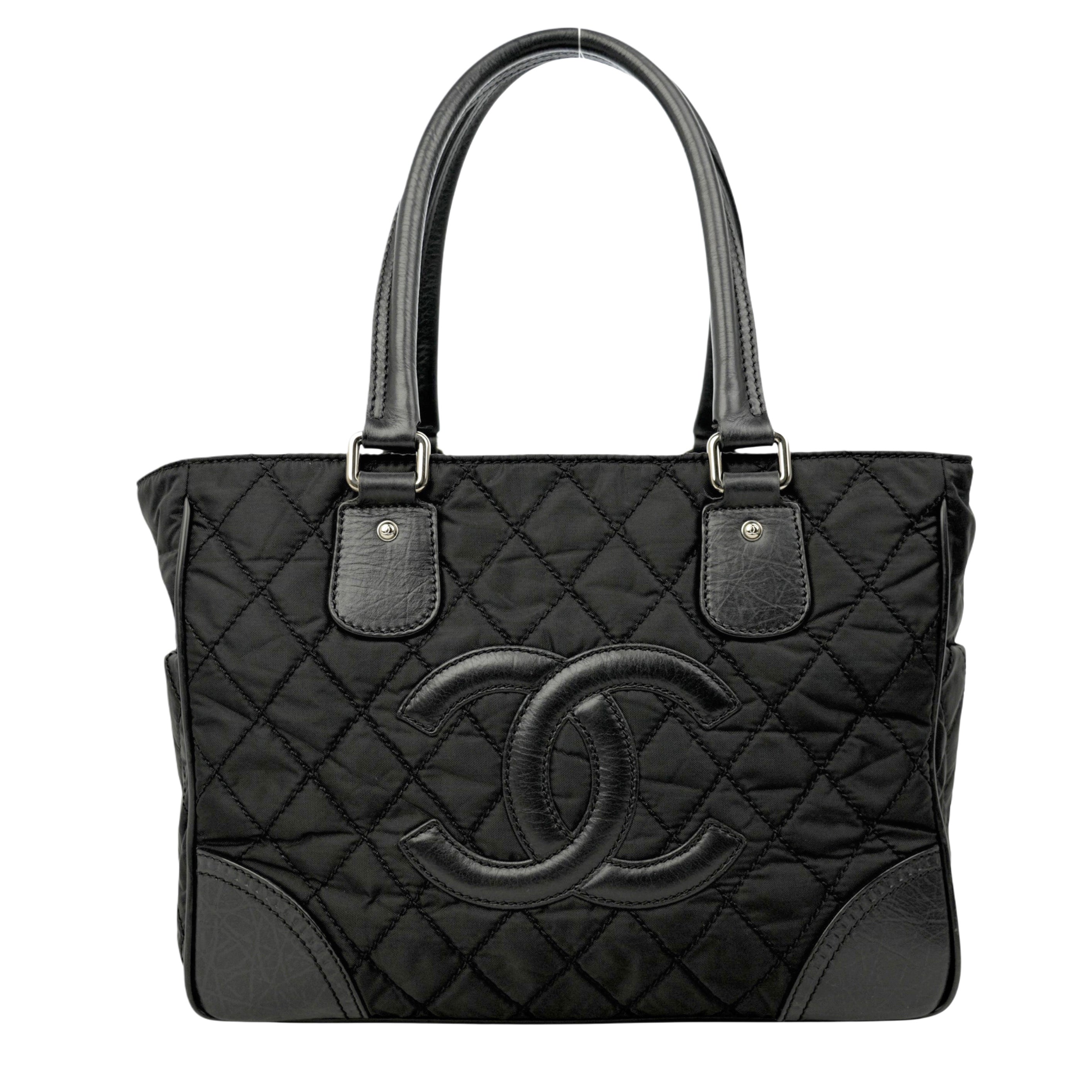 CHANEL 2008-2009 Nylon Paris-New York Tote Bag/Shoulder Bag