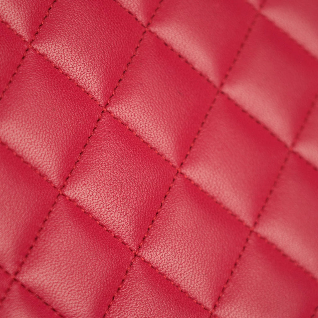 CHANEL 2011 Coco Mark Matelasse Lambskin iPad Case