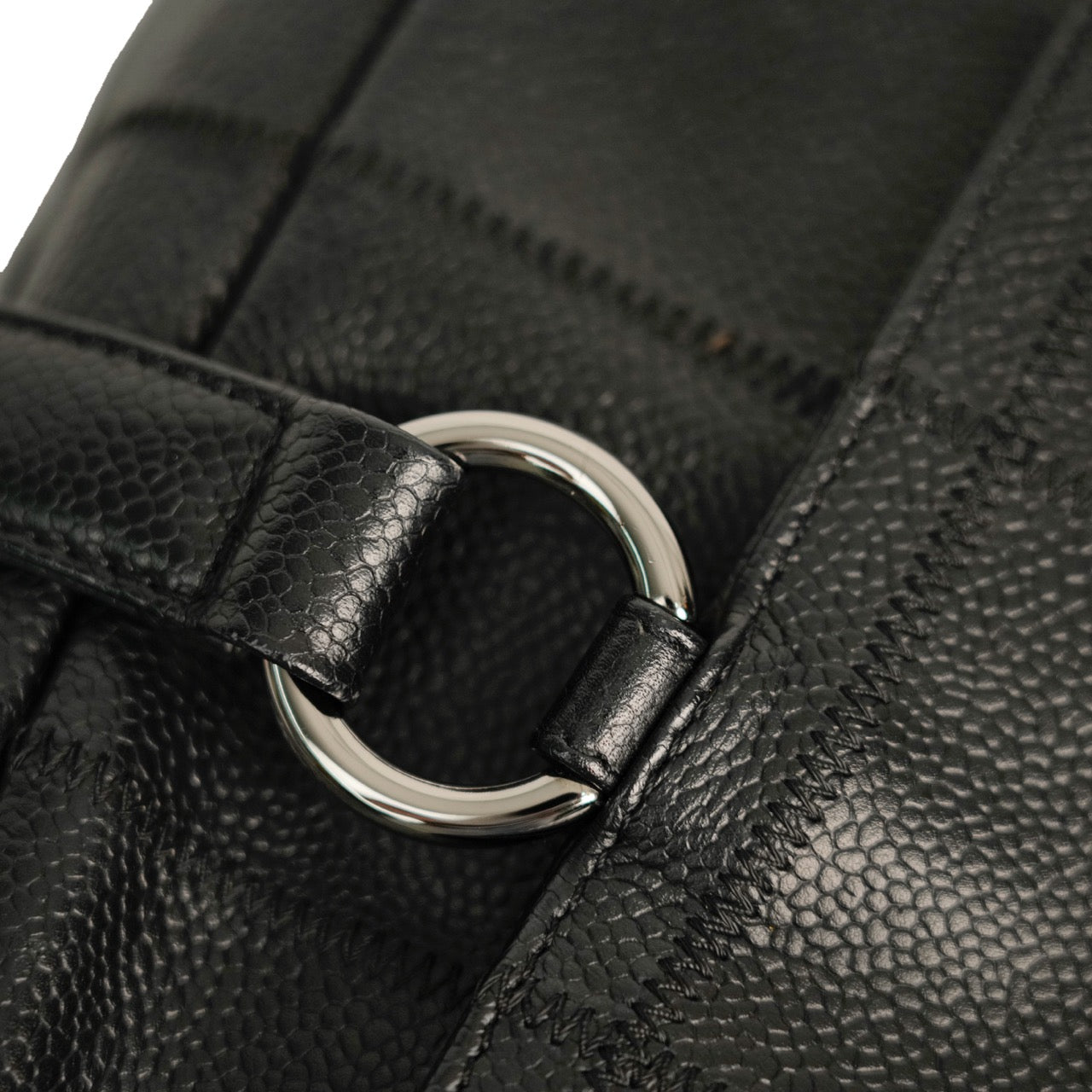 CHANEL 2004–2005 Chocolate Bar Stitch Shoulder Bag
