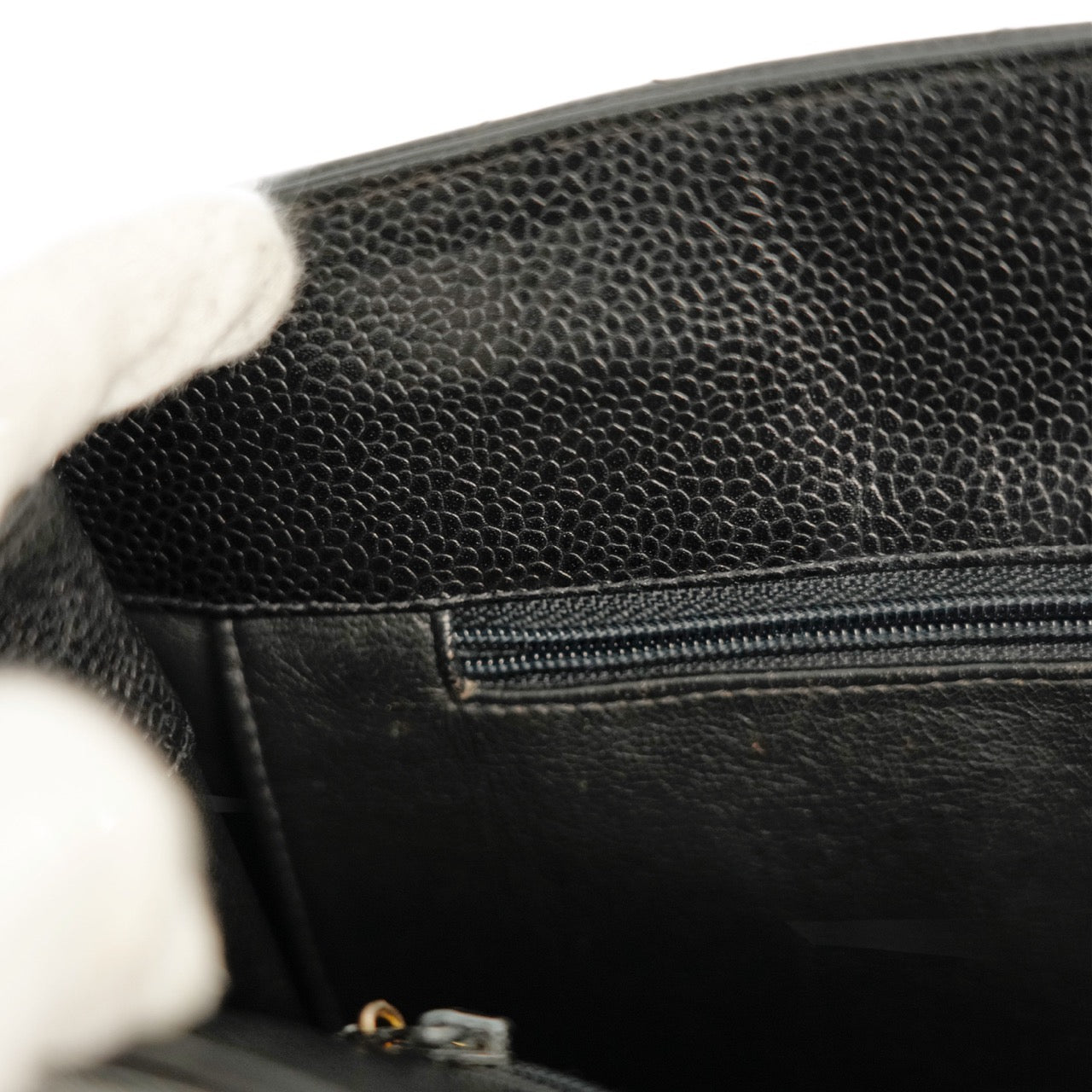 CHANEL 1997–1999 Coco Mark Matelassé Caviar Skin Tote Bag / Shoulder Bag