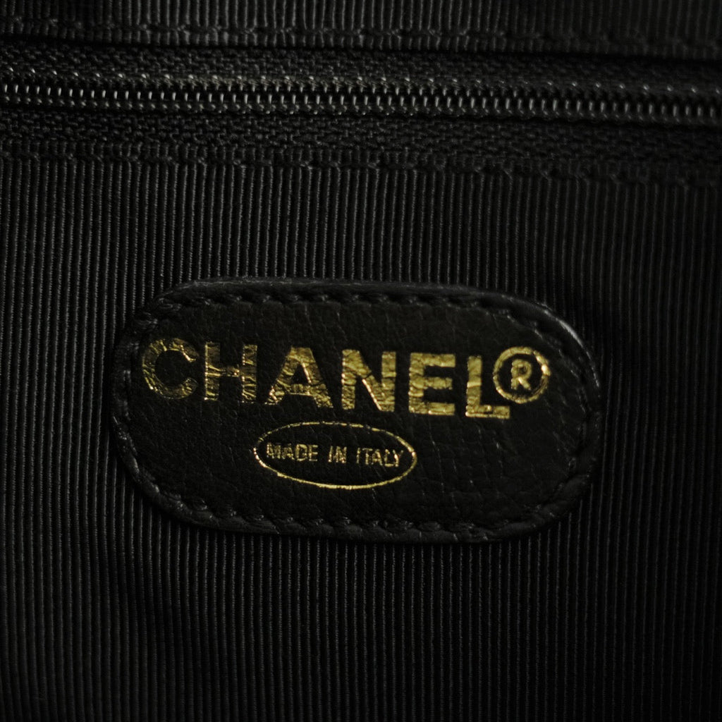 CHANEL 1996–1997 Coco Mark Matelassé Caviar Skin Tote Bag / Shoulder Bag