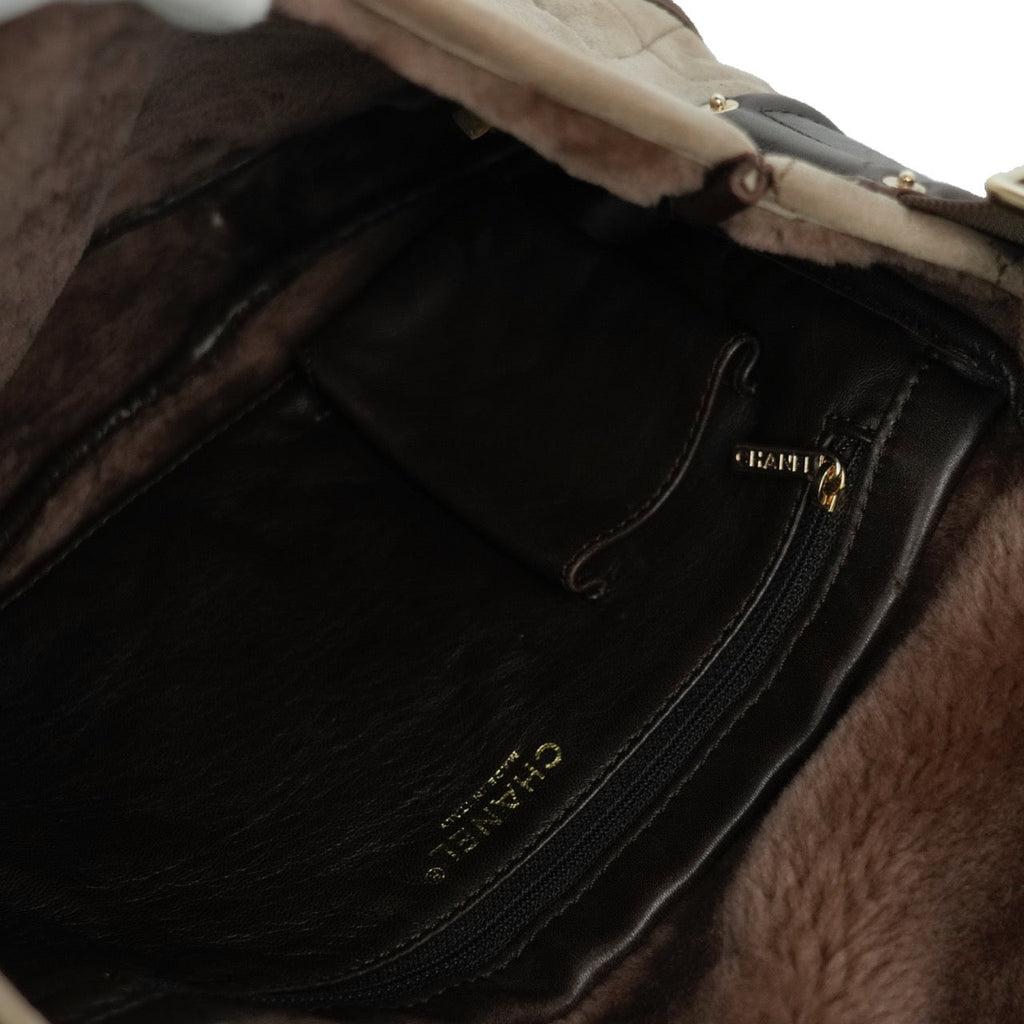 CHANEL 2005-2006 Mouton Shoulder Bag