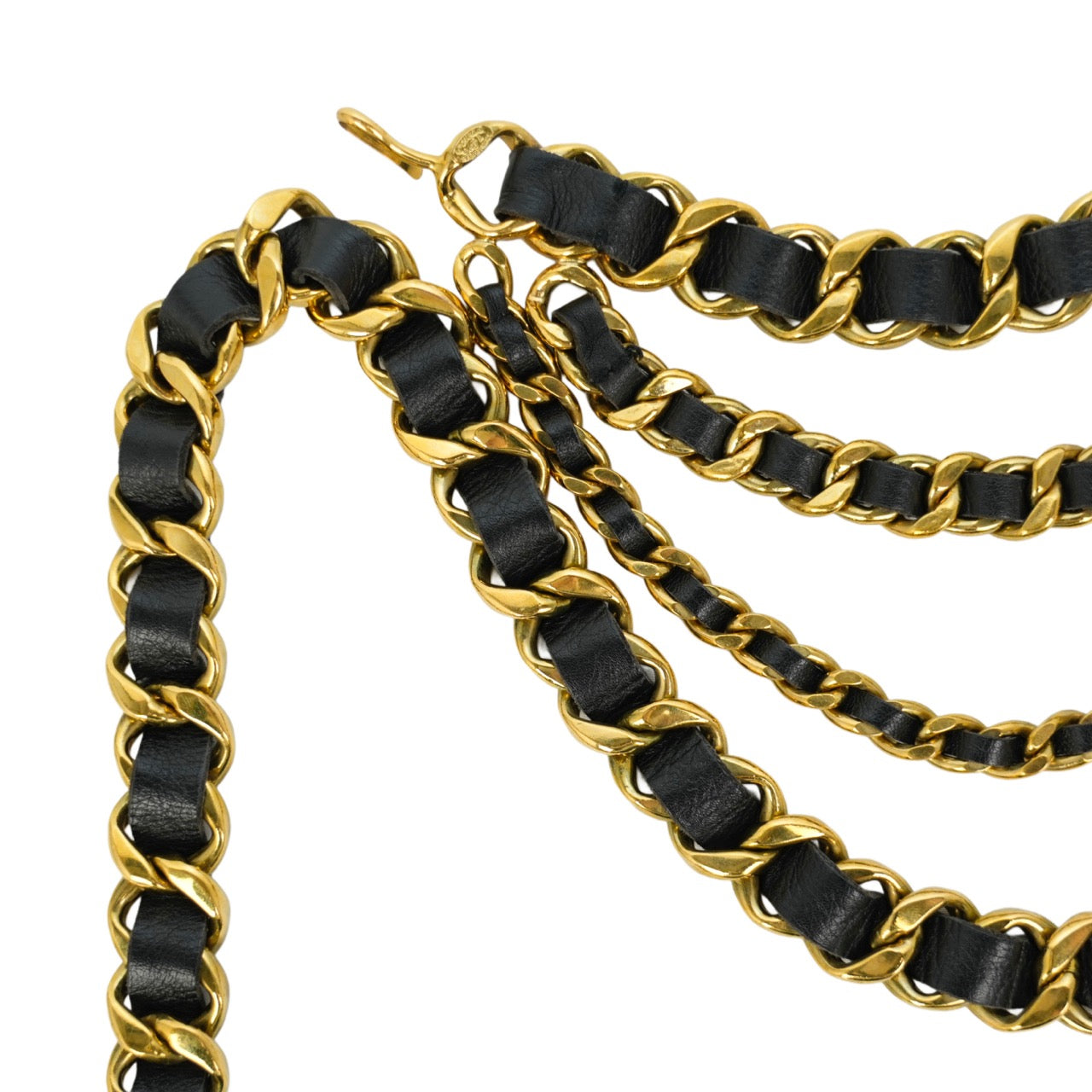 CHANEL Coco Mark Coin 3-Strand Chain Belt