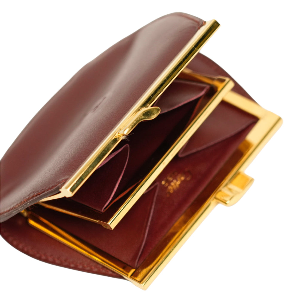 CARTIER Must Line Kiss-lock Coin Case