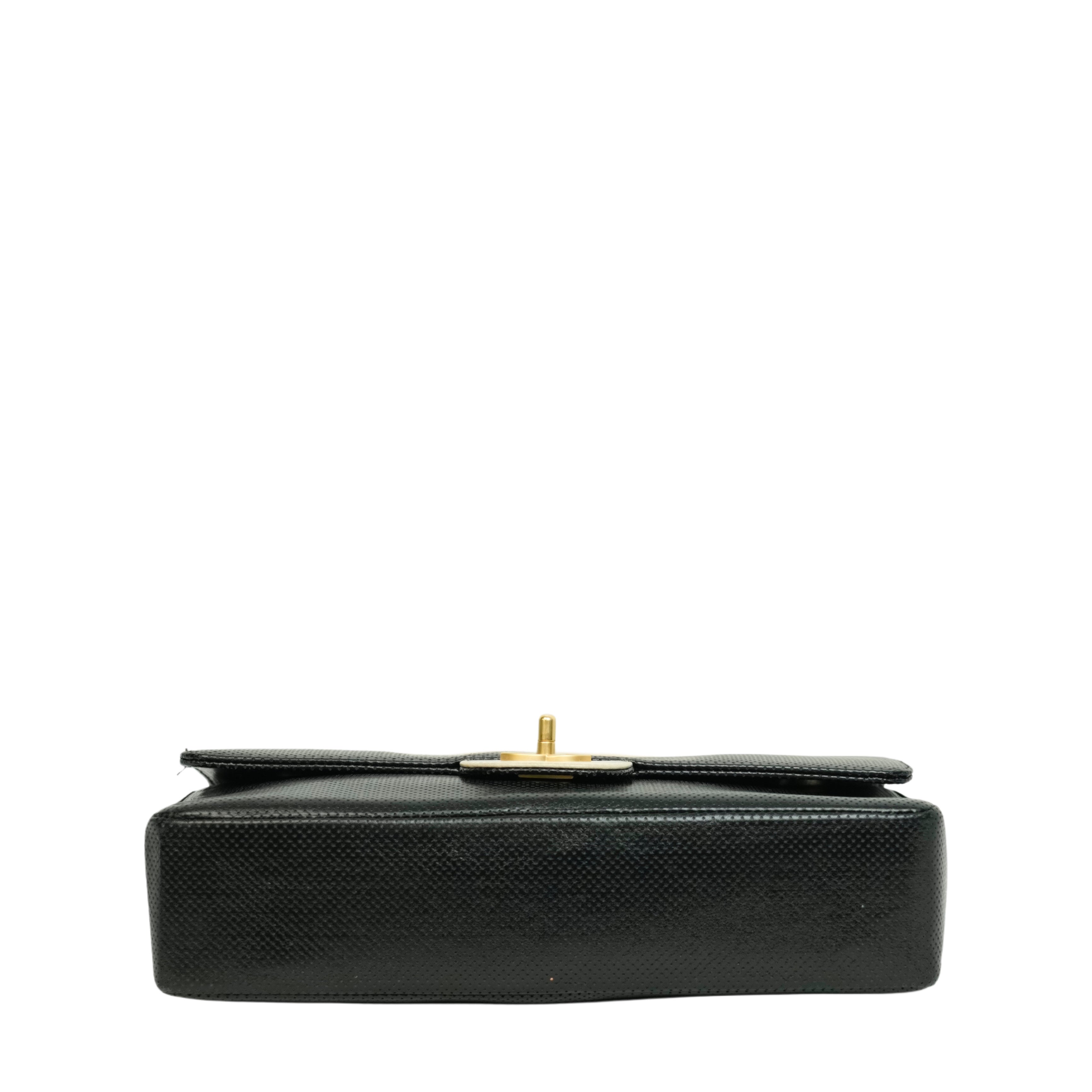CHANEL 2000-2002 Coco Mark Punching Shoulder Bag