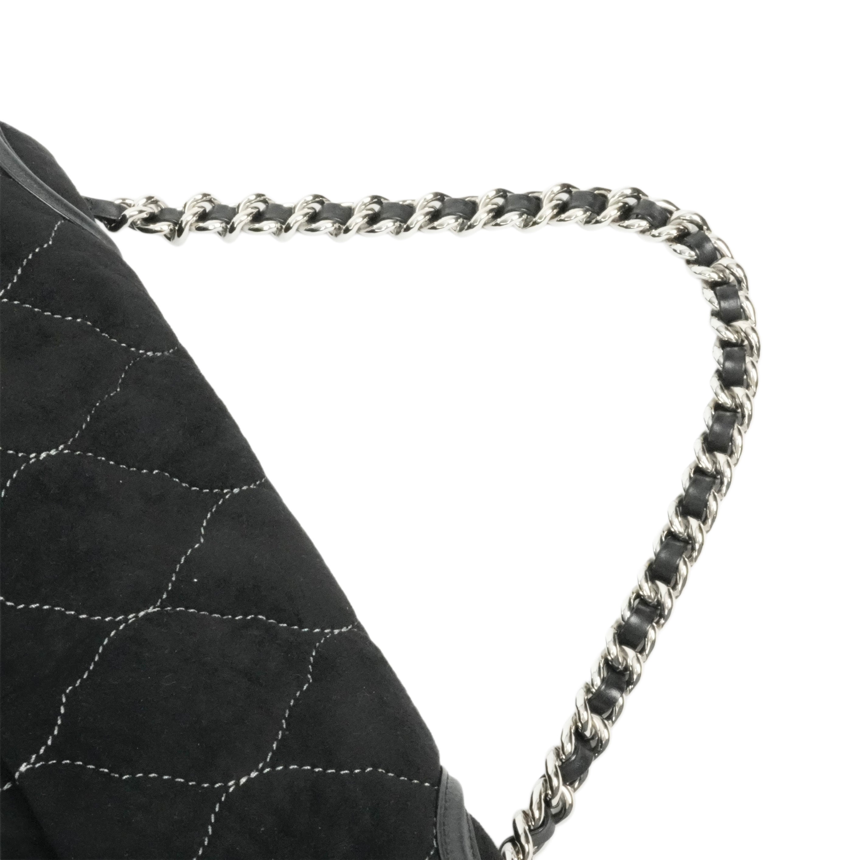 CHANEL 2008-2009 Quilted Coco Mark Chain Shoulder Bag