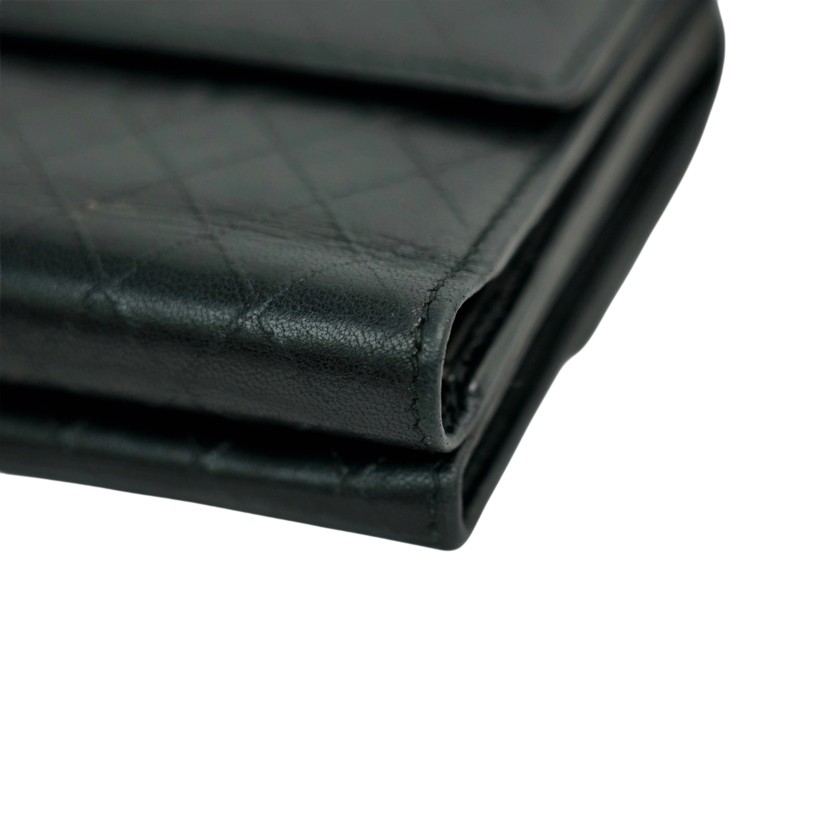 CHANEL 2004–2005 Ginza Limited Camellia Trifold Wallet