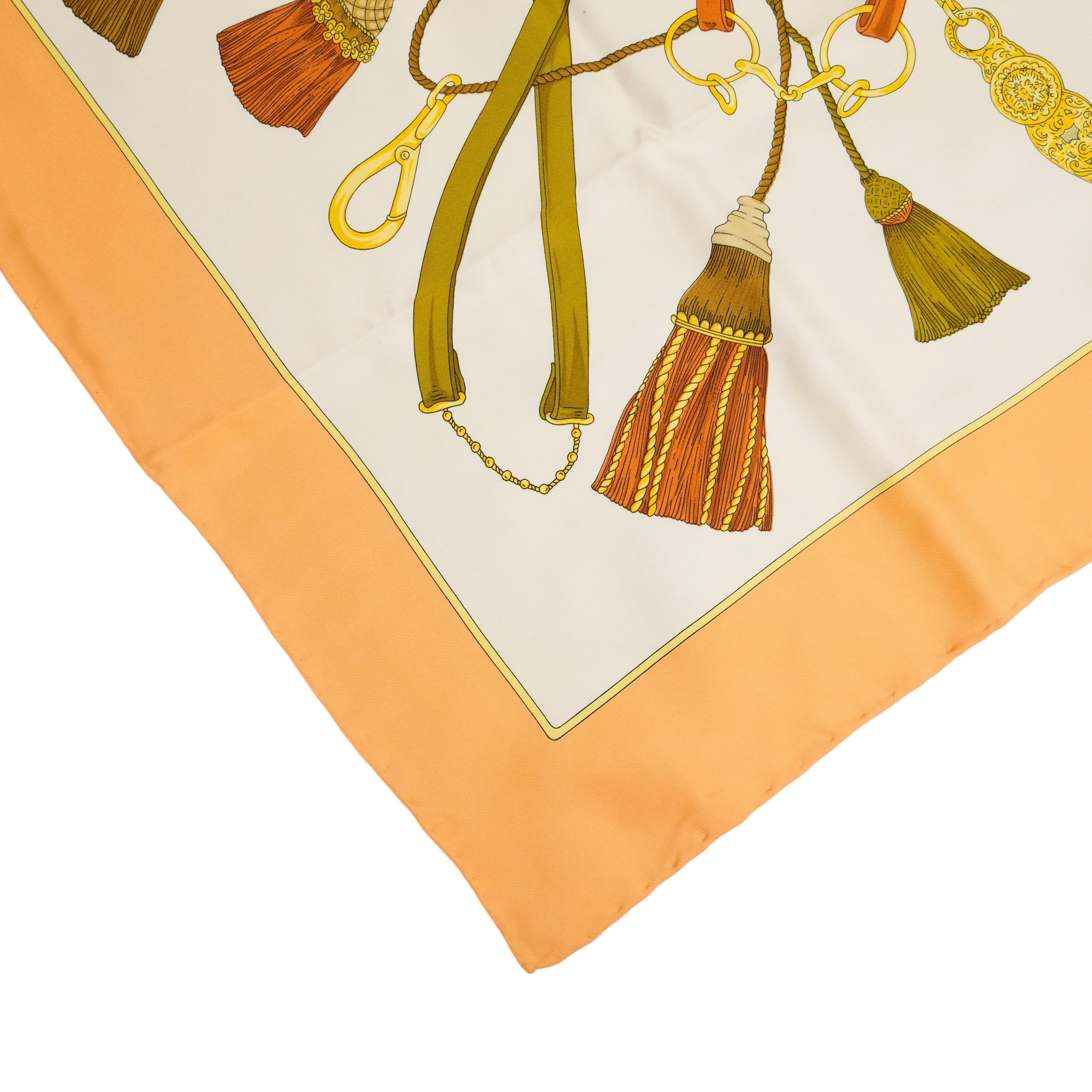 CELINE Tassel Chain Carre 90 Scarf