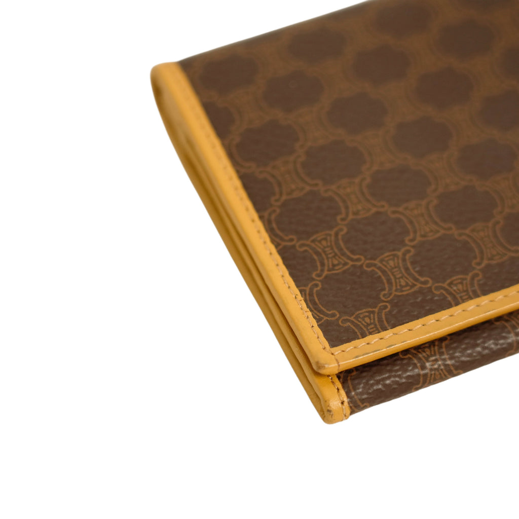 CELINE Macadam Bi-Fold Long Wallet