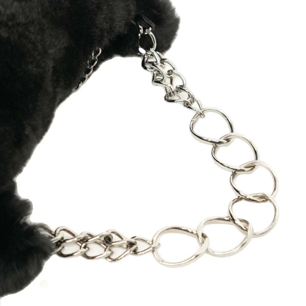 CHANEL 2002–2003 Fur Coco Mark Chain Shoulder Bag