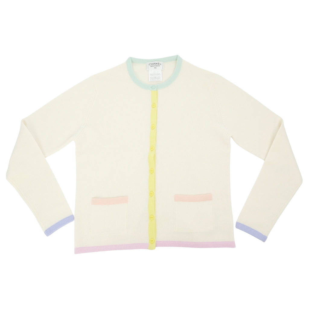 CHANEL 1998 Ensemble Knit Cashmere Size 40 Top