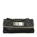 CHANEL 2008–2009 2.55 Chain Matelassé Bicolor Shoulder Bag