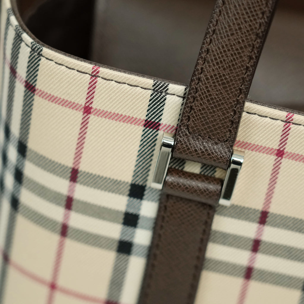 BURBERRY Nova Check Handbag