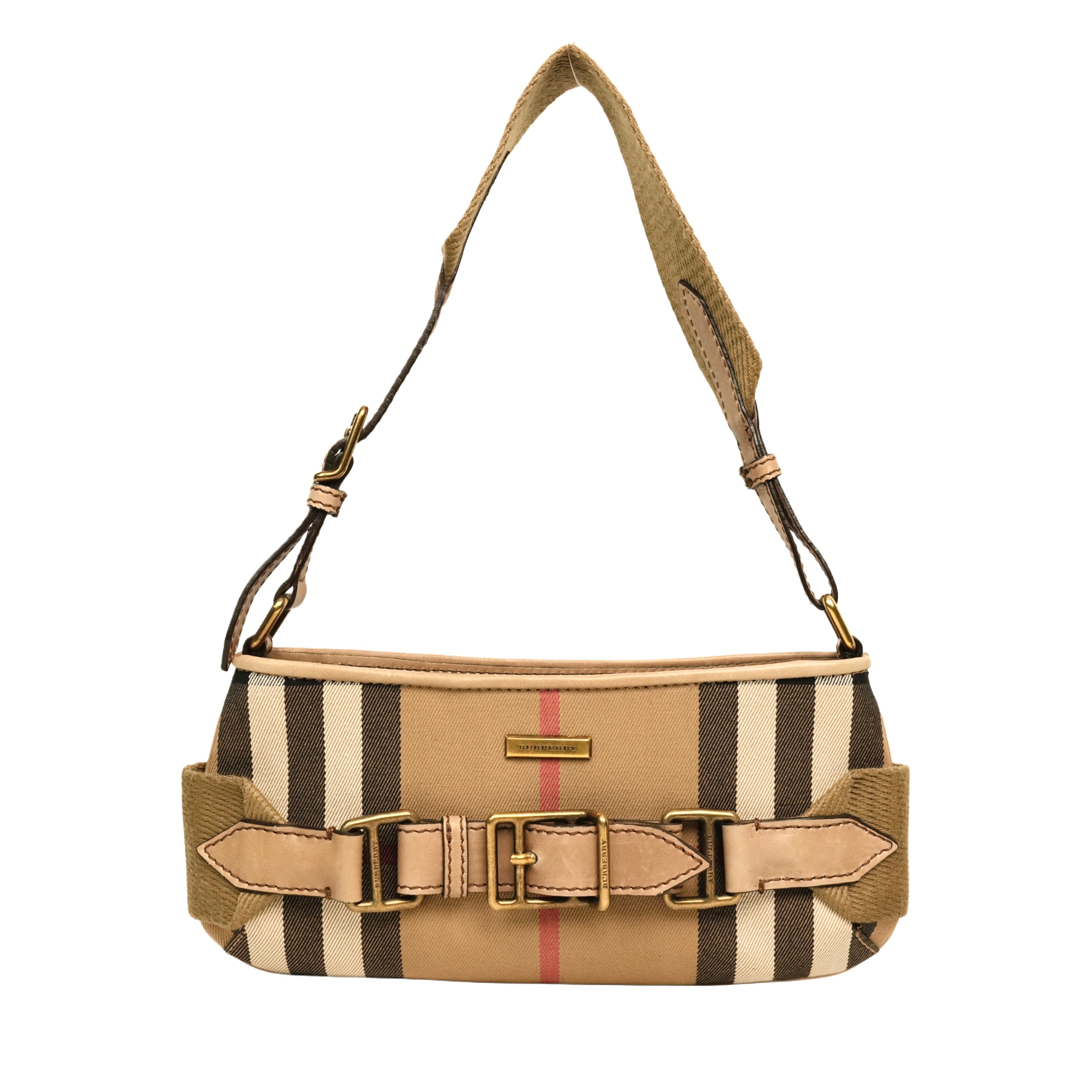 BURBERRY Nova Check Shoulder Bag