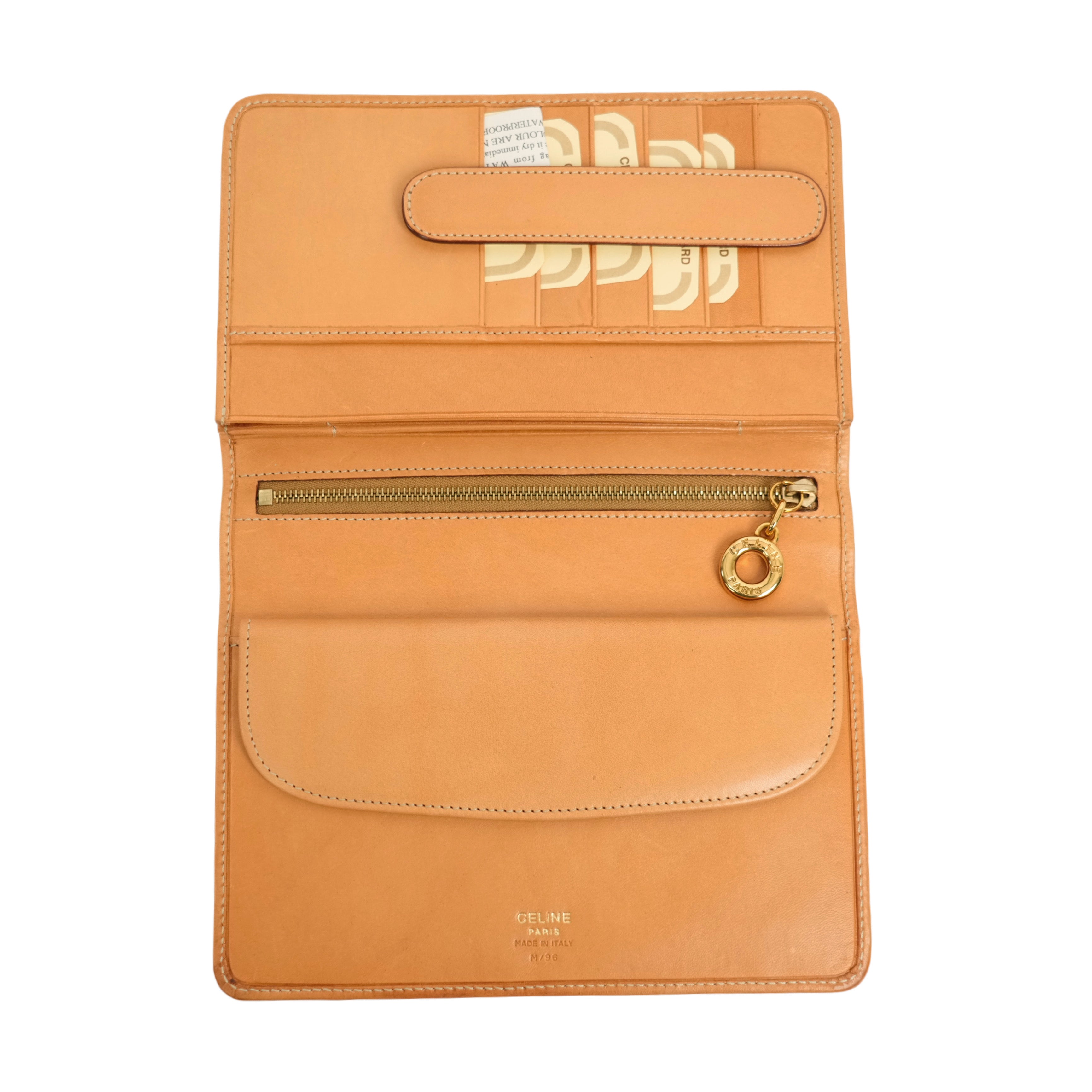 CELINE Macadam Bi-Fold Long Wallet