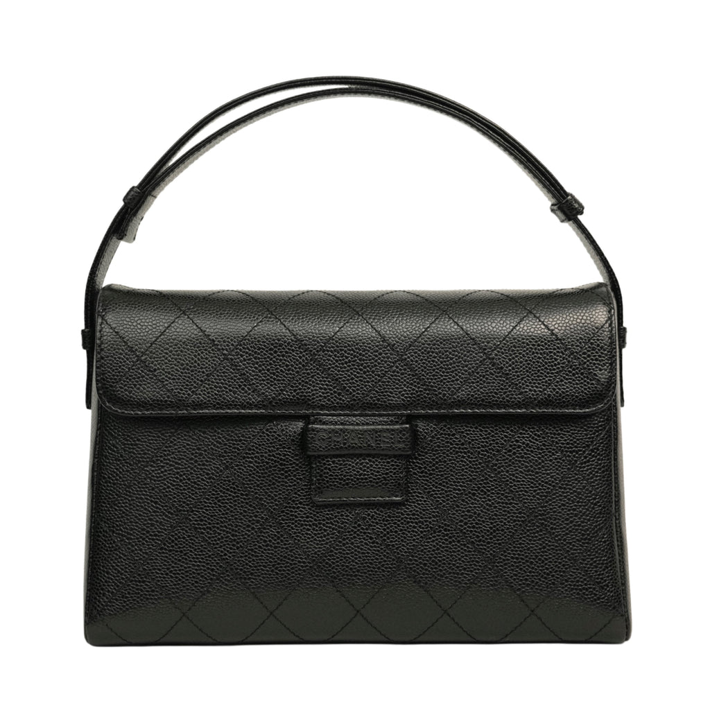 CHANEL 1997–1999 Matelasse Caviar Skin Shoulder Bag/Handbag 2Way