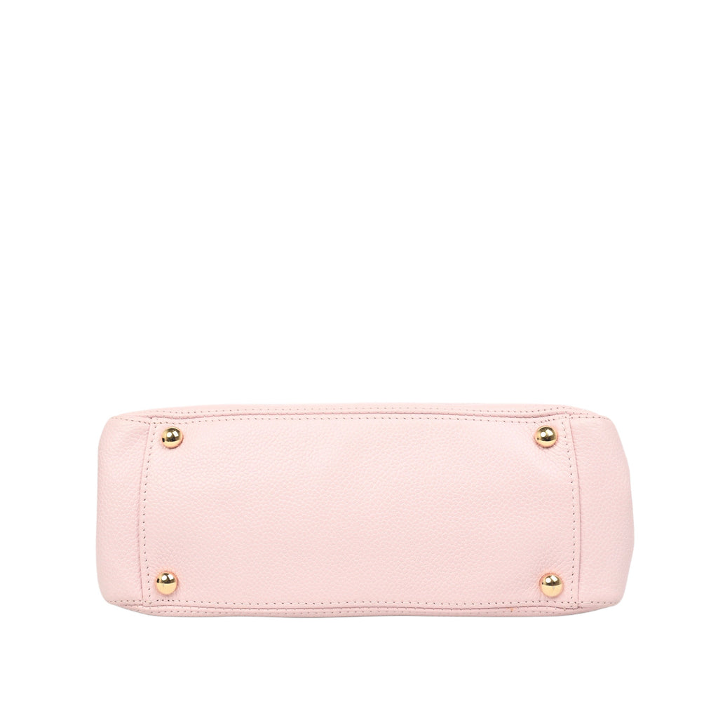 CHANEL 2004–2005 Triple Coco Caviar Leather Handbag