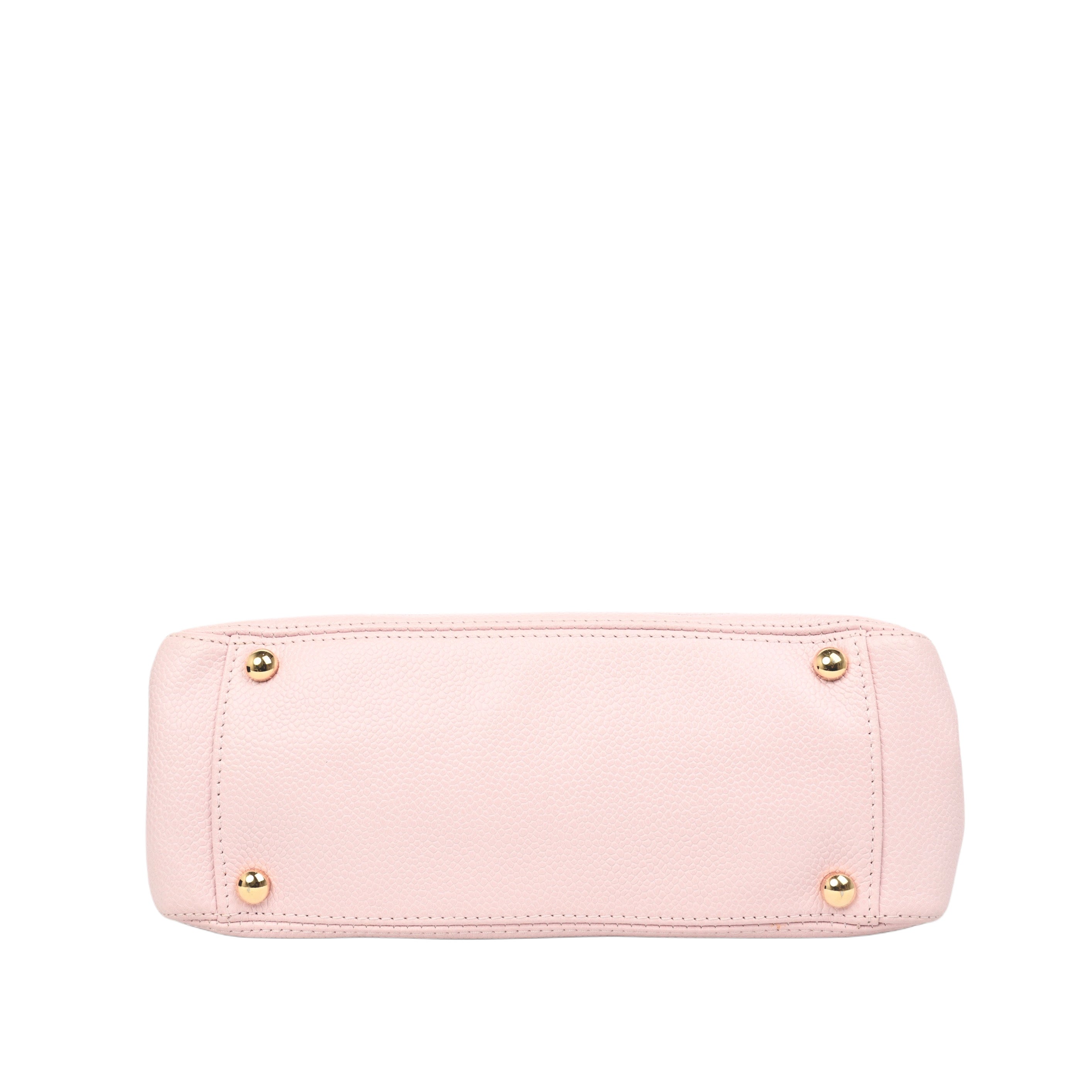 CHANEL 2004–2005 Triple Coco Caviar Leather Handbag