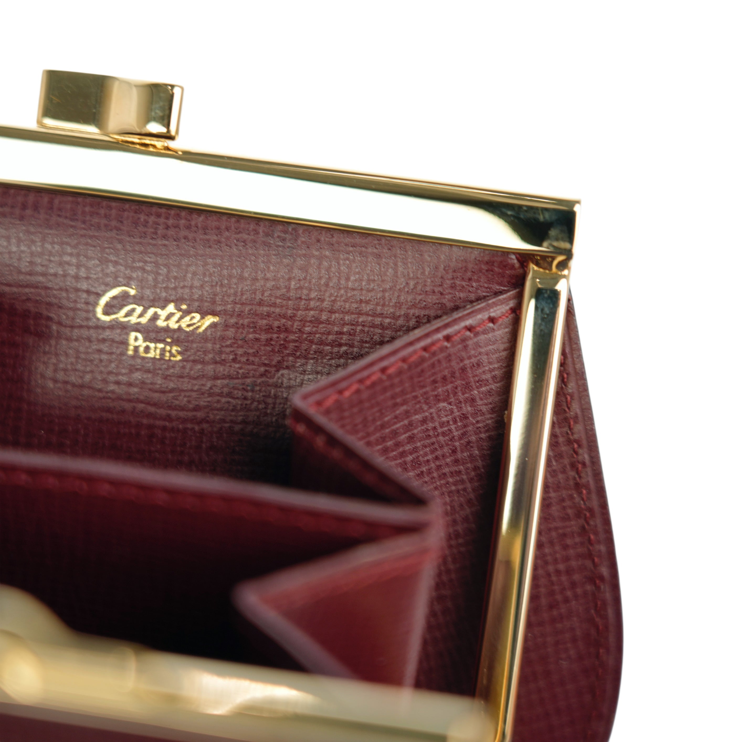 CARTIER Must Line Kiss-lock Coin Case