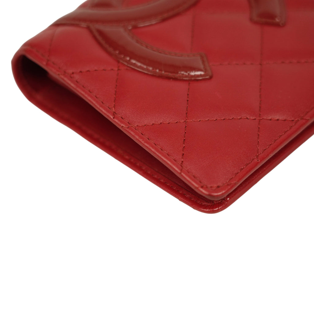 CHANEL 2009–2010 Cambon Coco Mark Matelassé Long Wallet