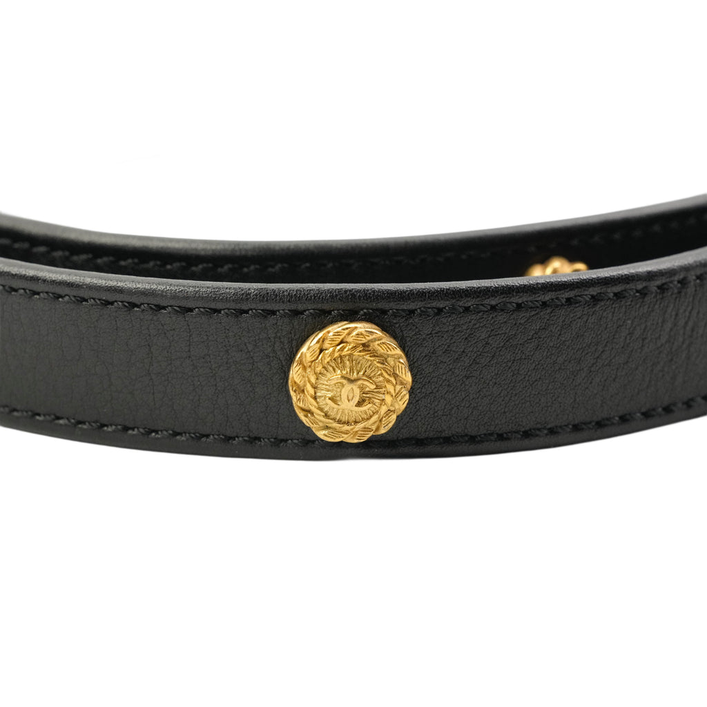 CHANEL 1993 Coco Mark Camellia Belt