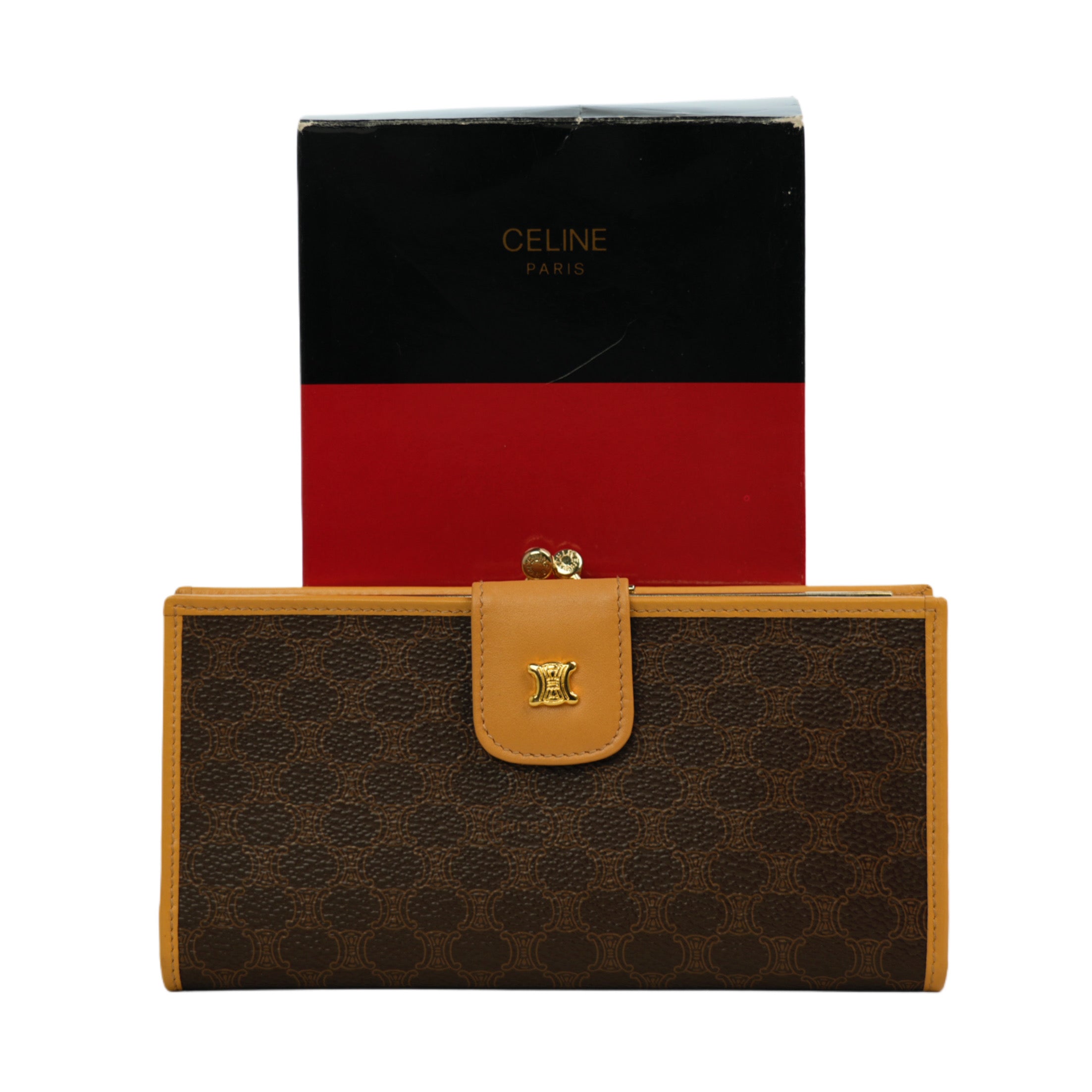 CELINE Macadam Frame Long Wallet