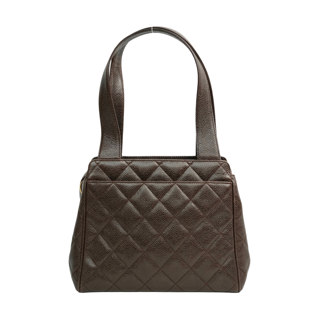 CHANEL 1996–1997 Matelasse Caviar Skin Handbag