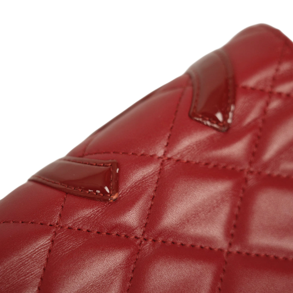 CHANEL 2009–2010 Cambon Coco Mark Matelassé Long Wallet