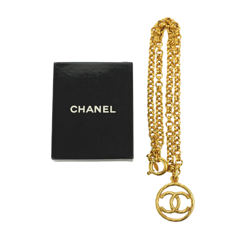 CHANEL Coco Mark Chain Necklace