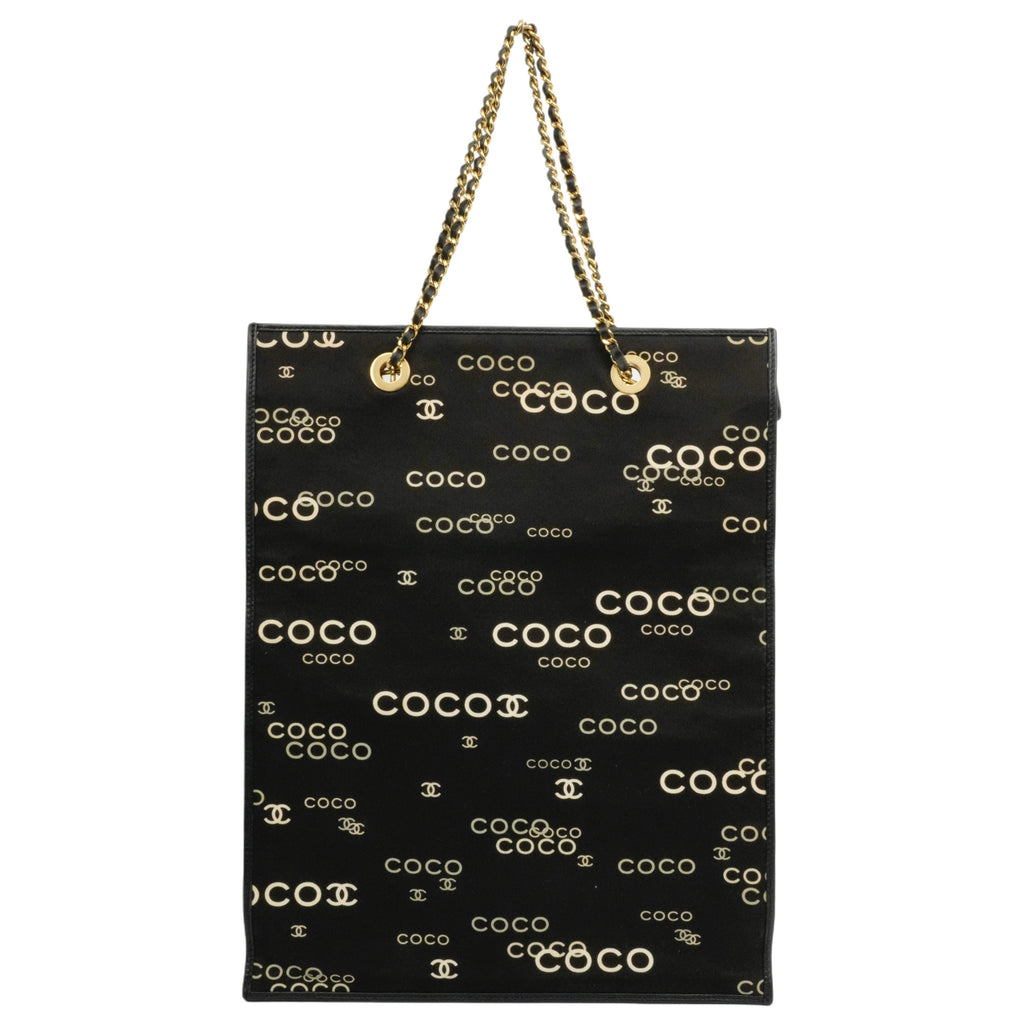 CHANEL 2002-2003 Coco Chain Tote Bag