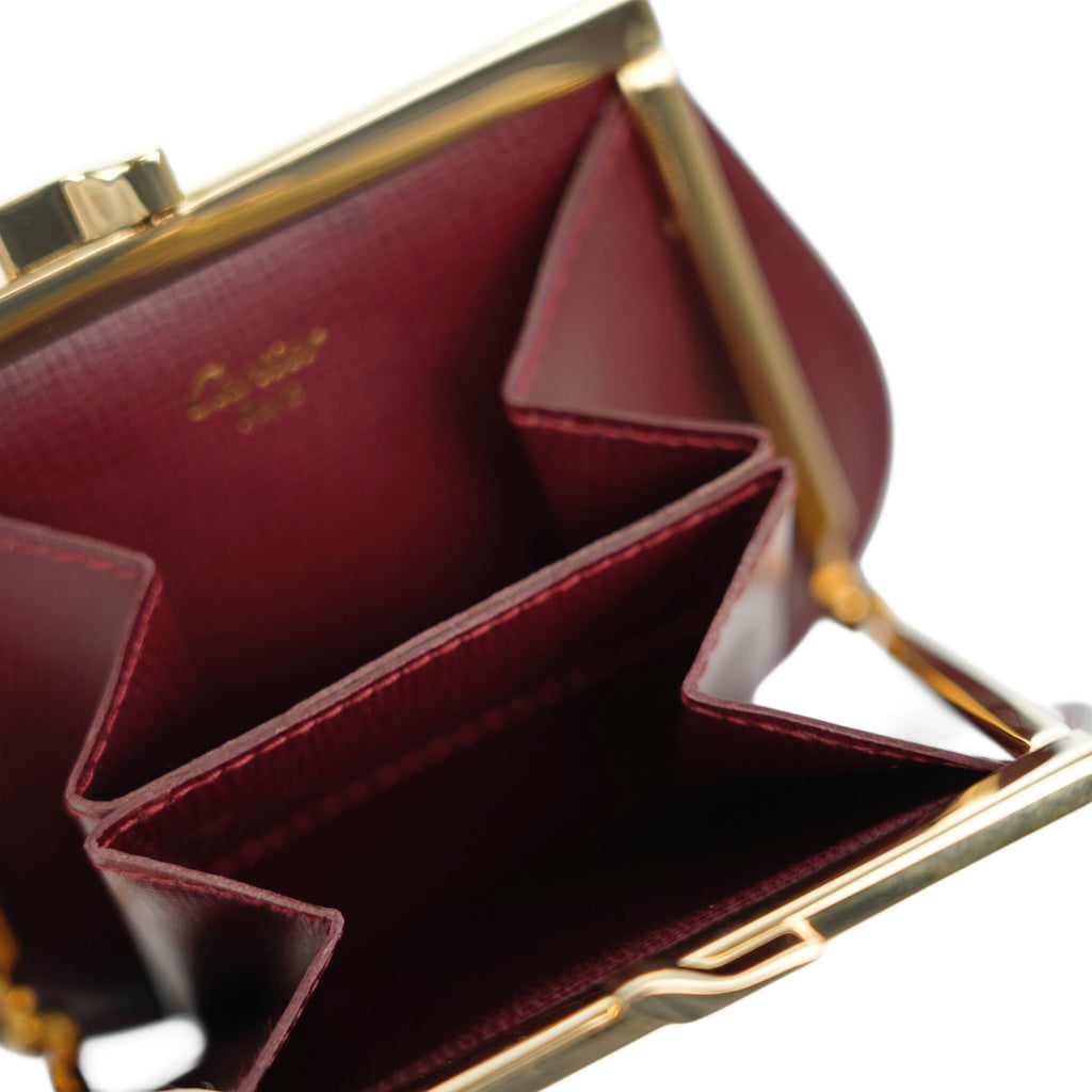 CARTIER Must Line Kiss-lock Coin Case