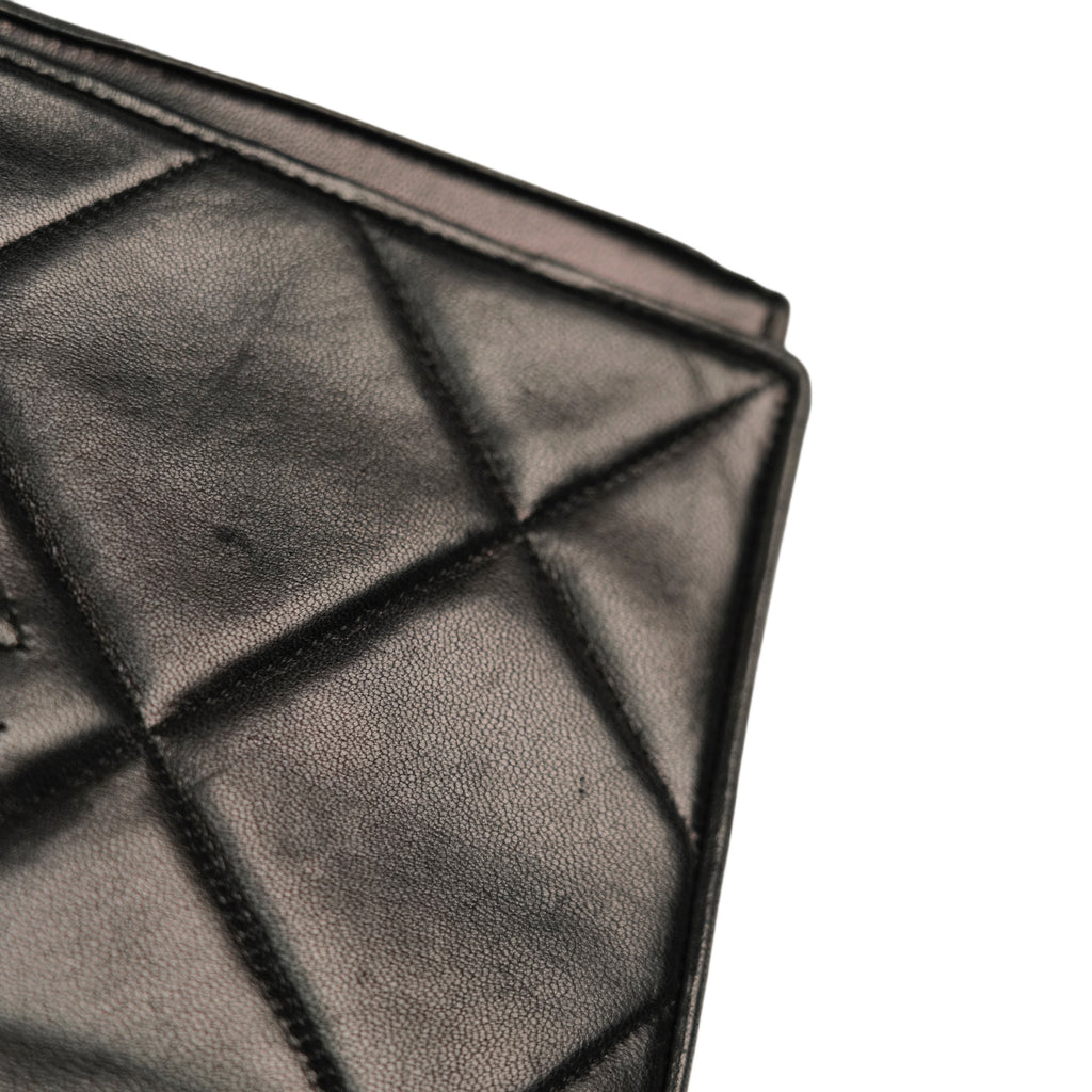 CHANEL 1986-1988Matelasse Chain Coco Mark Lambskin Shoulder Bag