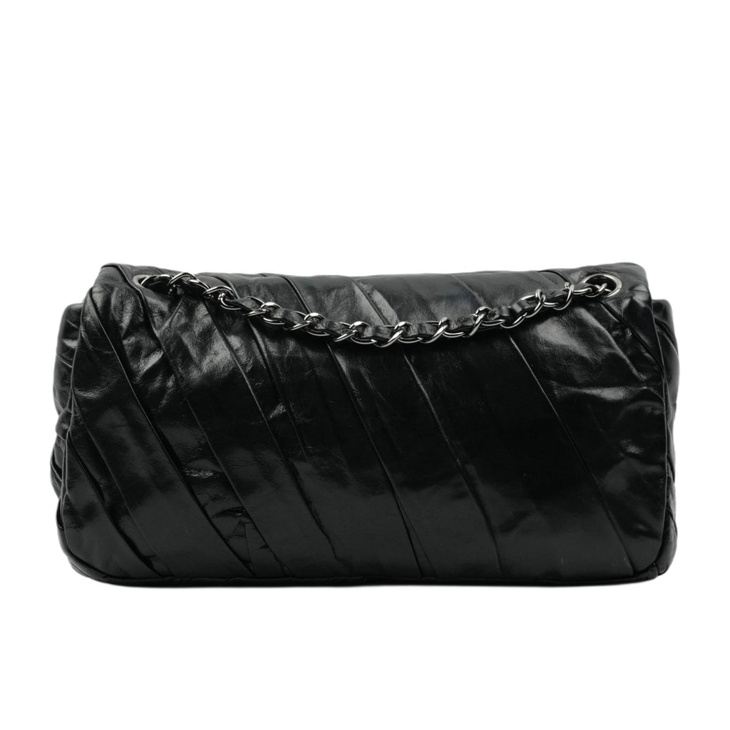 CHANEL 2009-2010 Pleated Shoulder Bag