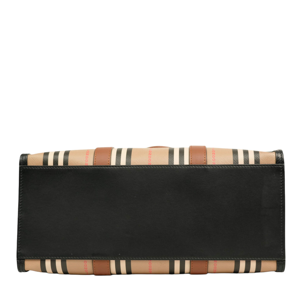 BURBERRY Stripe Tote Bag