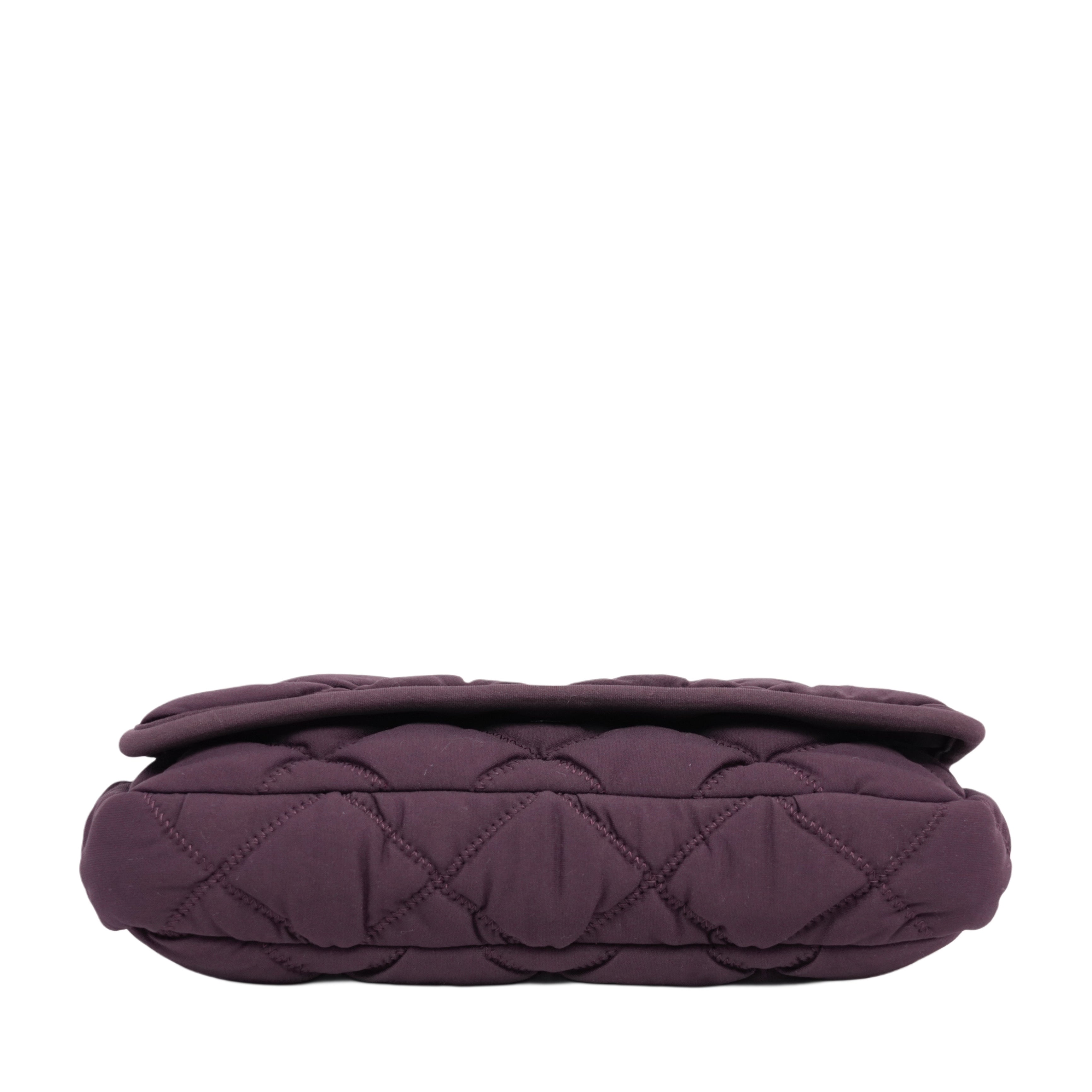 CHANEL 2008–2009 Matelassé Quilted Chain Shoulder Bag