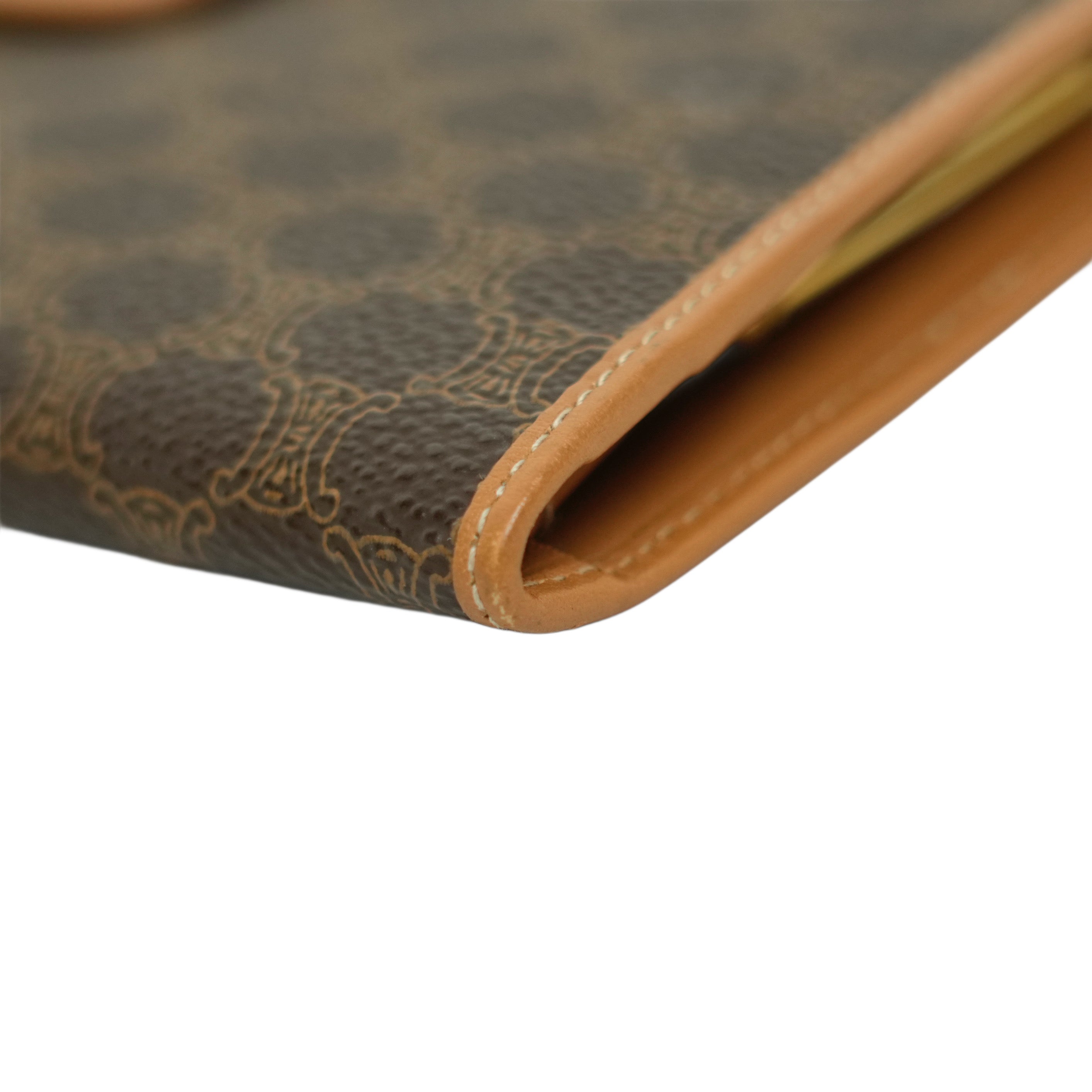 CELINE Macadam Kisslock Long Wallet