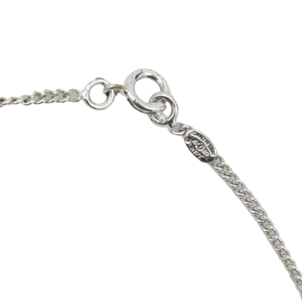 CHANEL 2007 Coco Mark Plate Necklace