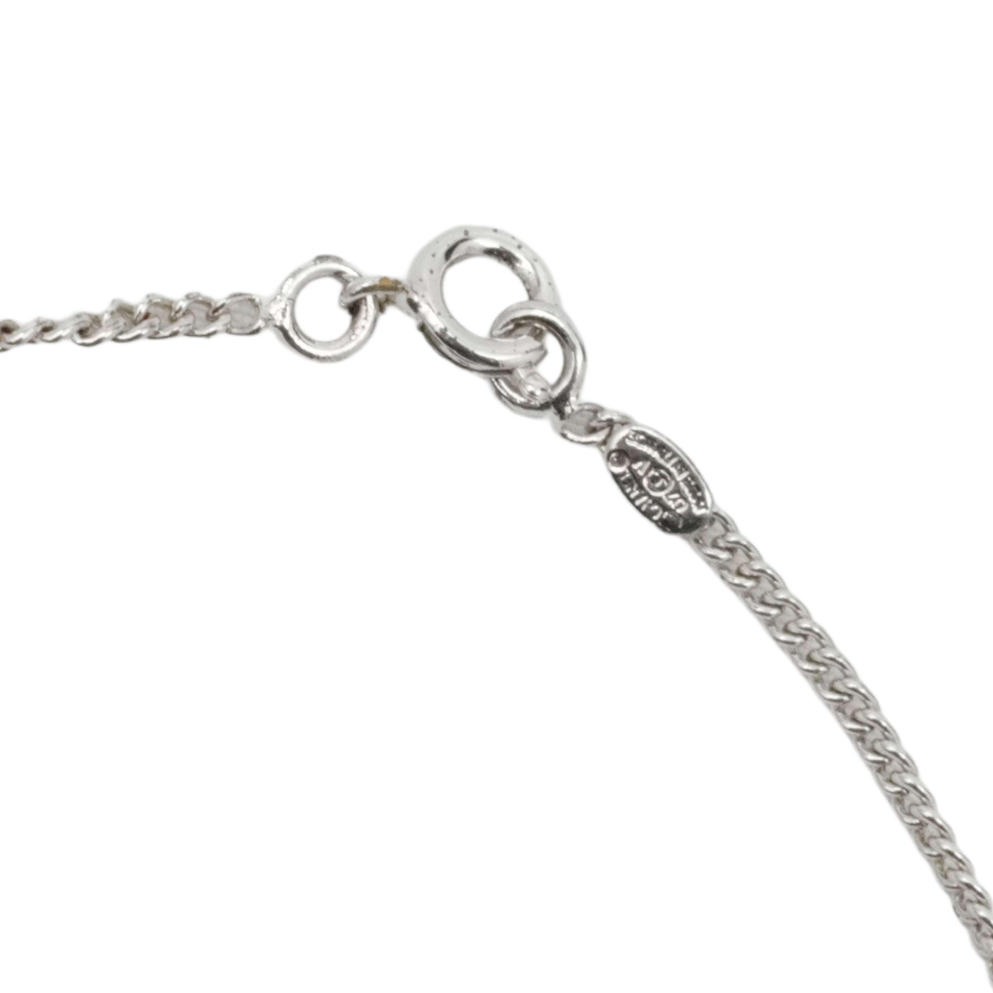 CHANEL 2007 Coco Mark Plate Necklace