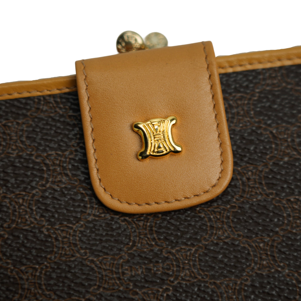 CELINE Macadam Frame Long Wallet