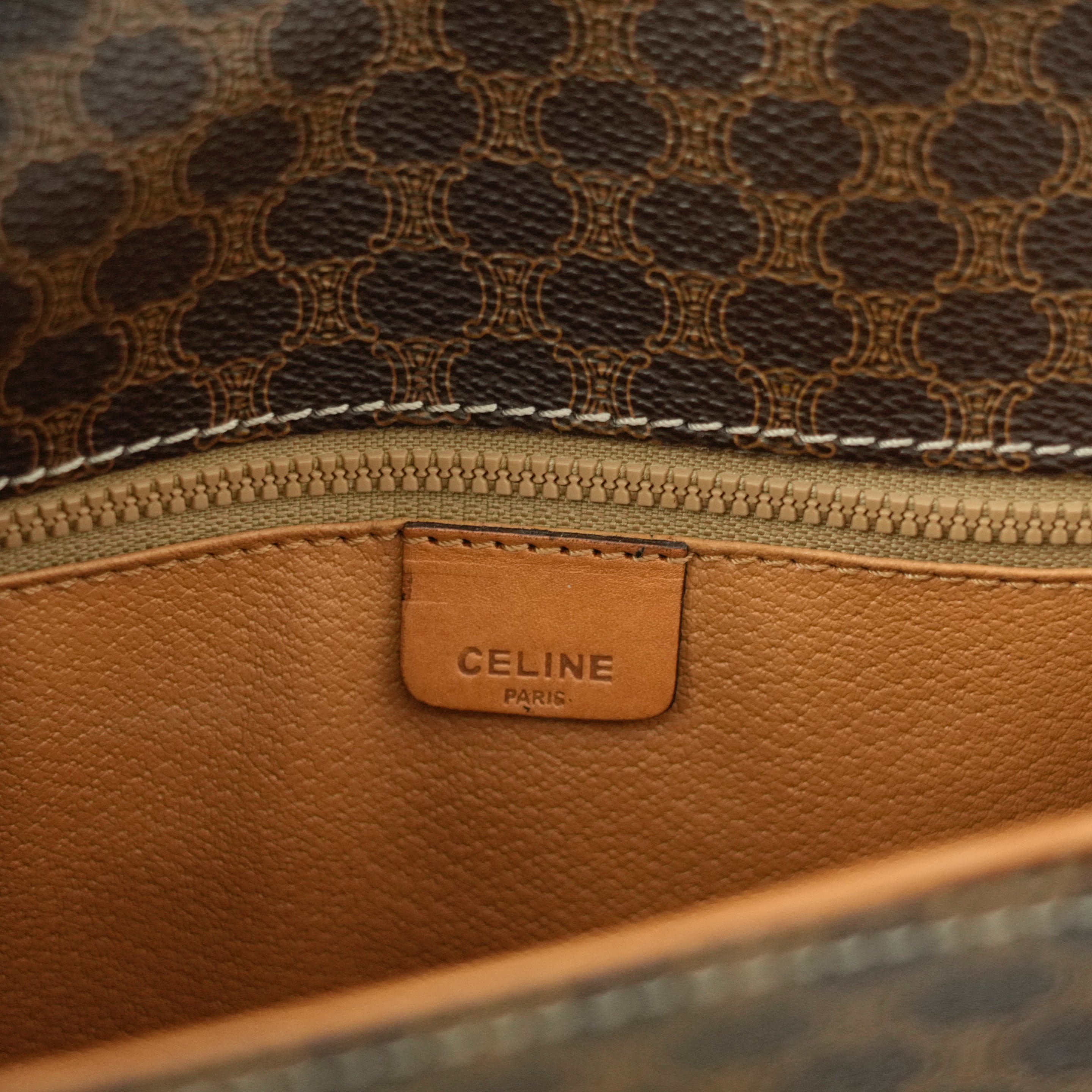 CELINE Macadam Shoulder Bag