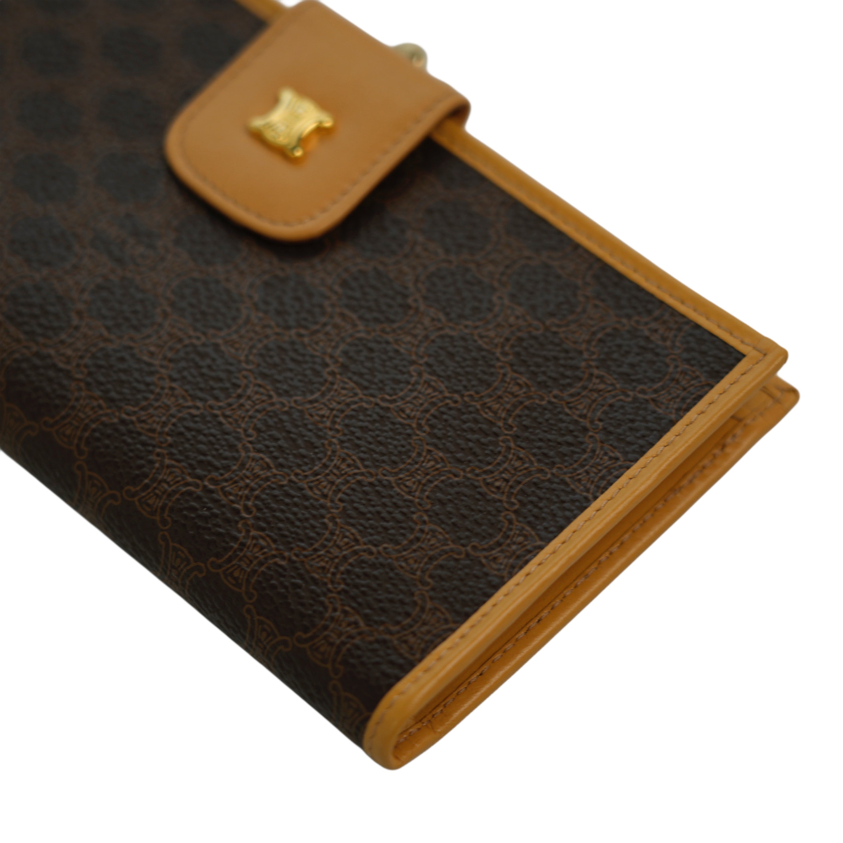 CELINE Macadam Frame Long Wallet