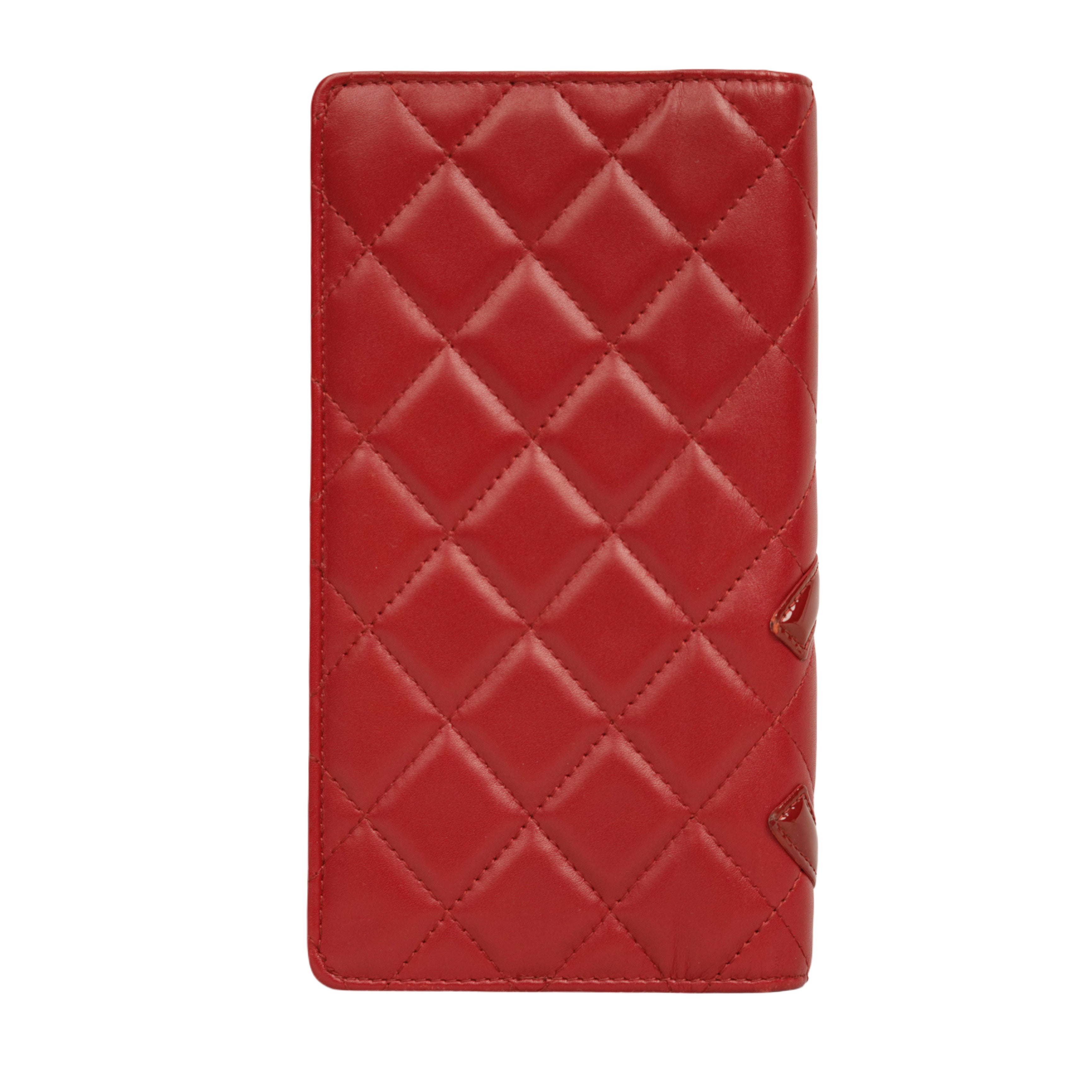 CHANEL 2009–2010 Cambon Coco Mark Matelassé Long Wallet