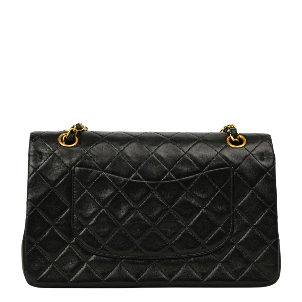 CHANEL 1994–1996 Matelassé Double Flap Lambskin Shoulder Bag