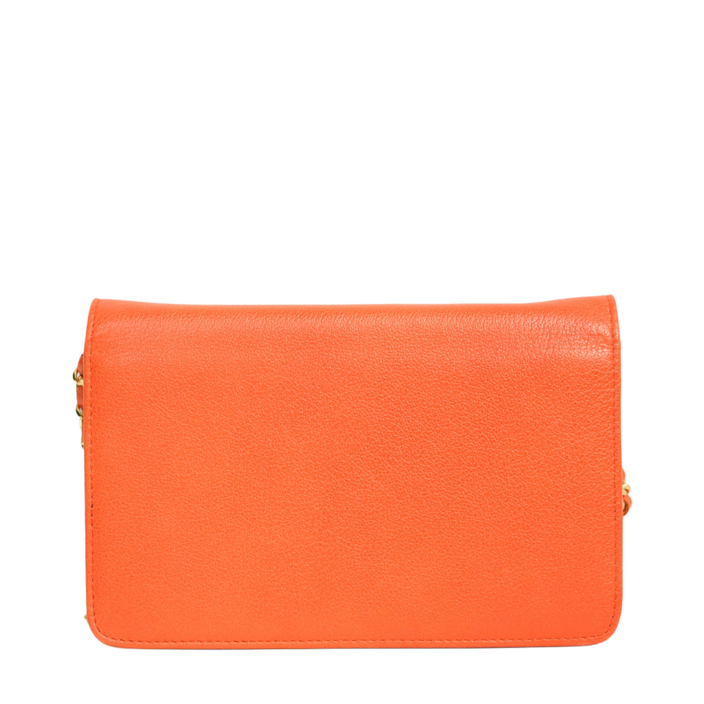 CHANEL 2011 Camellia Coco Mark Chain Wallet