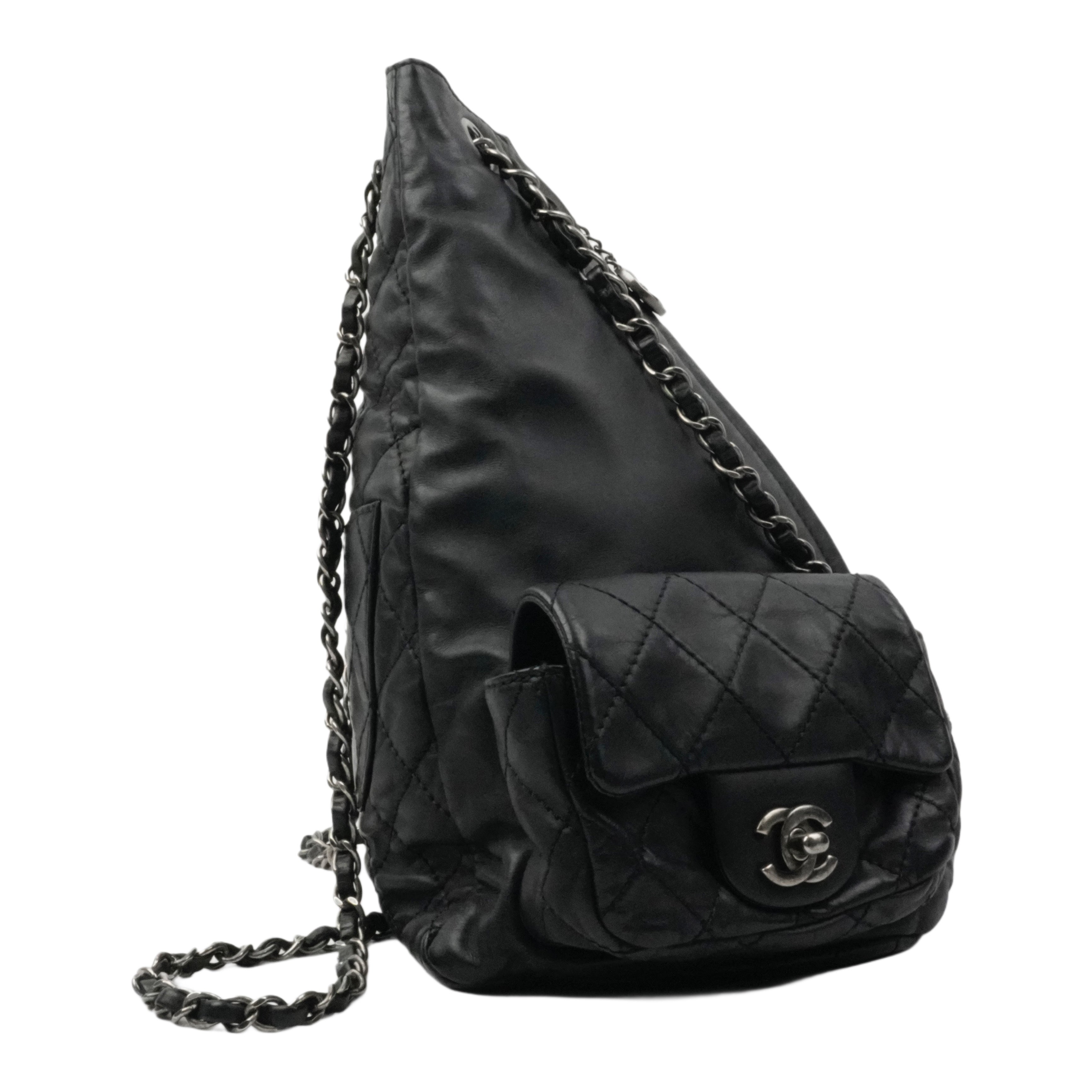 CHANEL 2012-2013 Matelassé Chain Lambskin Backpack