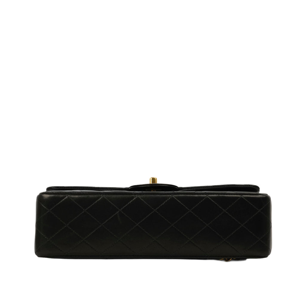 CHANEL 1994–1996 Matelassé Double Flap Lambskin Shoulder Bag