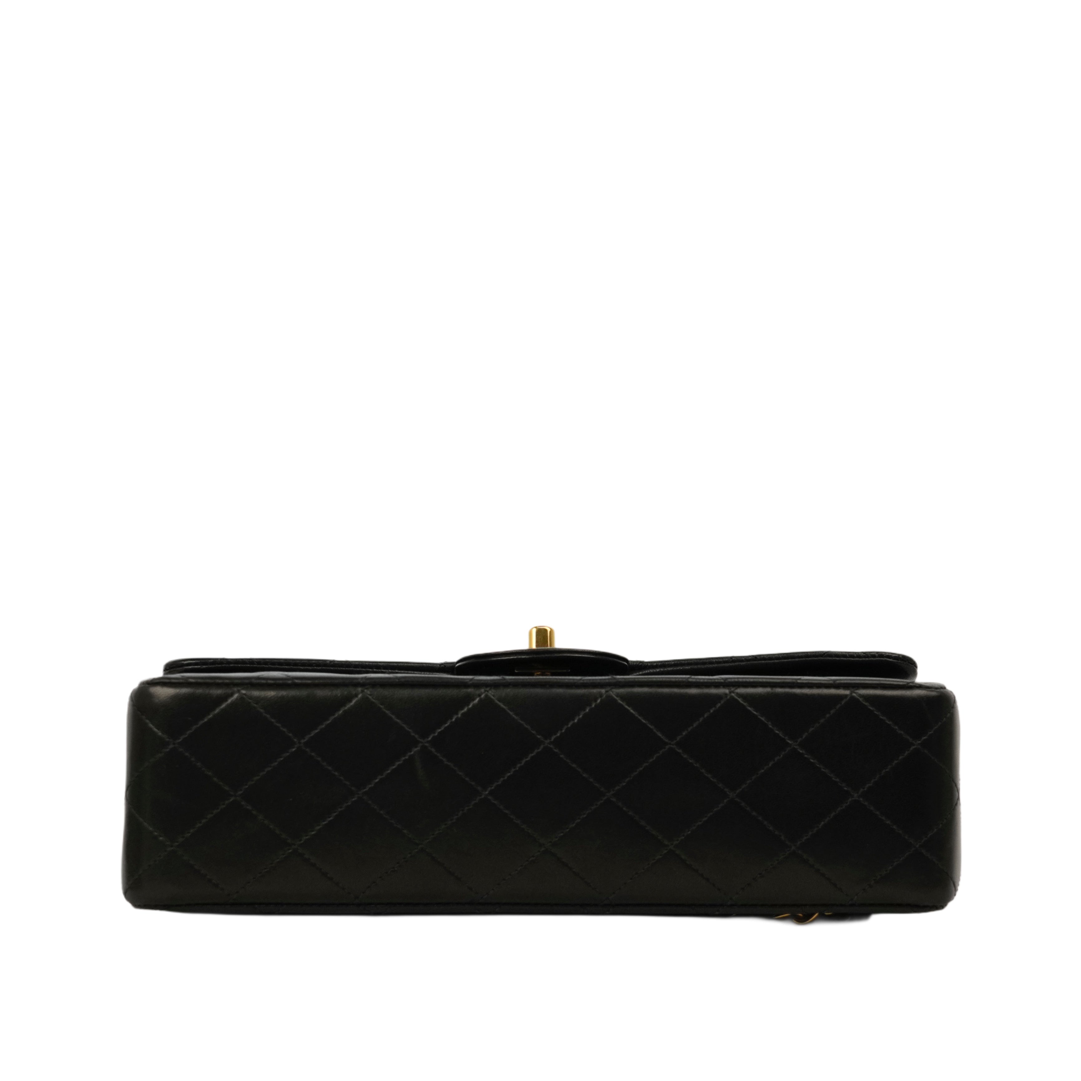 CHANEL 1994–1996 Matelassé Double Flap Lambskin Shoulder Bag